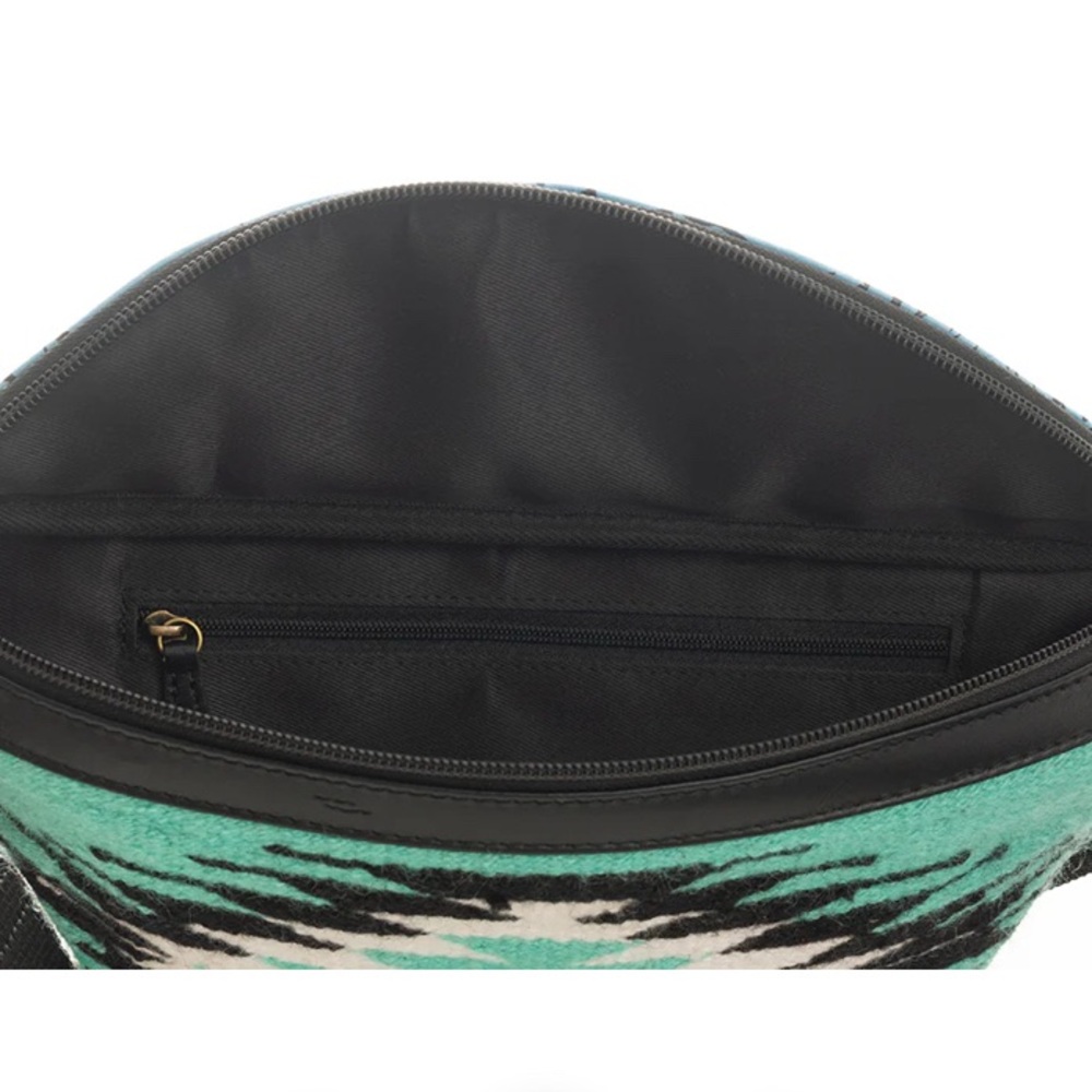 MYRA Riverbend Serape Fanny Bag *NWT* Vibrant Blue Turquoise + Adjustable Strap - Picture 8 of 8